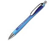 lider Rave Retractable Ballpoint Pen 1 mm Pen Point Size Blue Ink Blue Barrel 1 Each