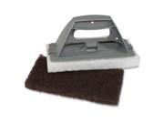 Cleaning Pad Holder w 2 Pads 4 1 2 x10 12 ST Gray
