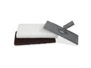 Cleaning Pad Holder w 2 Pads 4 1 2 x10 12 ST Gray