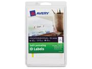 Avery Handwrite Only Self laminating ID Labels