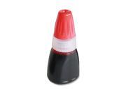 Stamp Refill Ink 10 cc Bottle .35 oz Red