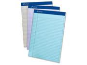 Tops Pastel Legal ruled Perforated Pads