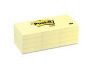 3M Post it Canary Yellow Original Note Pads