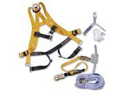 Fall Protection Kit Roofing 50 Rope Lifeline Yellow