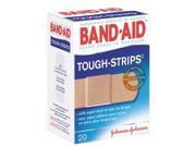 Johnson Band Aid Flexible Tough Strips Bandages 20 BX