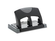 45 Sheet SmartTouch Three Hole Punch 9 32 Holes Black Gray