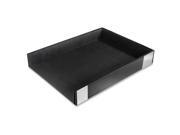 Architect Line Letter Tray Black/Silver