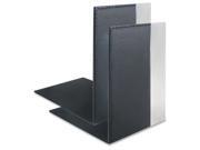 Architect Line Bookends 6 3/4 x 6 3/4 x 5 Black/Silver