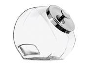 Glass Jar w Lid 1 Gallon Glass Chrome