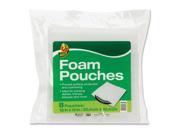 Foam Pouch 12 x12 8 PK Non Abrasive Surface Clear