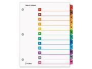 CARDINAL BRANDS INC. CRD61218 Cardinal OneStep Printable Table of Contents and Dividers