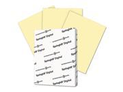 Digital Index Color Card Stock 110 lb 8 1 2 x 11 Canary 250 Sheets Pack