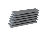 Industrial Steel Shelving for 87 High Posts 36w x 12d Medium Gray 6 Carton