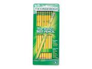 Dixon Ticonderoga 10 Count Yellow No. 2 Pencils 33892 Pack of 6
