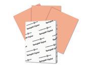 Digital Index Color Card Stock 110 lb 8 1 2 x 11 Salmon 250 Sheets Pack