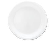 Mediumweight Foam Dinnerware Plates 6 dia White 125 Pack