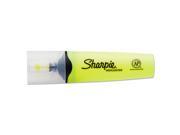 Sharpie 1897847 Clearview Highlighter Blade Tip Fluorescent Yellow Ink Dozen