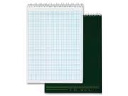 TOPS Docket Top Wire Quadrille Pad 70 Sheet Quad Ruled 8.50 x 11.75 1 Each White Paper