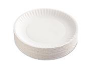 Gold Label Coated Paper Plates 9 dia White 100 Pack 10 Packs Carton