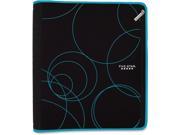 Zip Binder Polyester Covers 9 1 2 x11 Ast