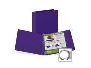 3 Ring Binder w 2 Pockets 1 1 2 Flexible Hinge Purple