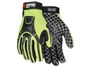Cut Pro MC500 Gloves High Vis Lime Black 2X Large MC500XXL