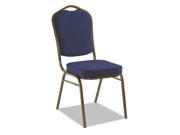Iceberg 66133 Banquet Chairs with Crown Back Navy Gold 4 Carton