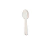 Plastic Spoon Dishwasher Safe 25 BG White