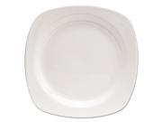 Chef s Table Porcelain Square Dinnerware Salad Plate 8 1 2 dia White 8 Box