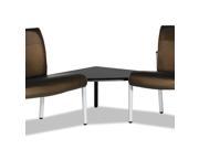 Gratzi Reception Series Corner Ganging Table 30w x 30d x 16 1 2h Black