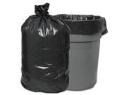 Waste Can Liners 60gal 38 x 58 .95mil Gray 25 Bags Roll 4 Rolls CT