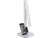 LED Desk Lamp USB iPhone5 6 iPad Touch Docking Stn WE