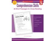 Comprehension Skills Gr 3 40 Short