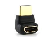 HDMI 1.4 Gold connector Male To Female 270 degree right Angled Converter Adapter
