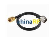 N Type Plug to RP SMA Plug Pigtail Cable 400 Series 5M