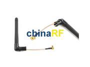 WIFI antenna 2.4 GHz 3 dBi with extended cable MCX male