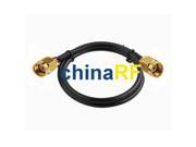 RP SMA Plug male with female pin to RP SMA Plug pigtail Cable Assembly KSR400 1m