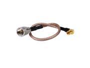 1pcs FME plug male to MMCX Jack female right angle pigtail coaxial cable RG316 15cm for Wireless Ethernet