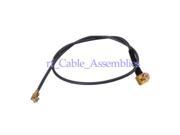 1pcs IPX U.FL to MCX male plug right angle pigtail cable 1.13mm 20cm for Wireless LAN Devices
