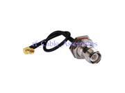 1pcs RP TNC Jack female bulkhead O ring to MMCX Female Jack right angle pigtail cable RG174 15cm for wireless
