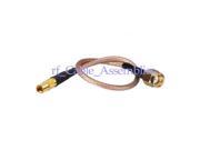 1pcs MMCX Jack female to RP SMA Plug male straight pigtail coaxial Cable RG316 15cm for wireless WiFi Radio