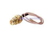 1pcs IPX U.FL to RP SMA Jack female male pin bulkhead pigtail COAXIAL cable RG178 15cm for Wireless