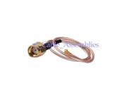 1pcs IPX U.FL to RP SMA male plug female pin straight pigtail coaxial cable RG178 25cm for wireless