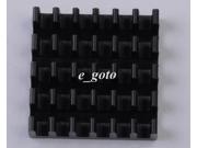 10PCS Heat Sink Black 20x20x6mm IC Heat Sink Aluminum 20*20*6MM good