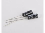 20PCS 100UF 25V Radial Electrolytic Capacitor The general size