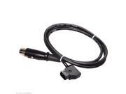 D Tap Male to Female 4 Pin XLR Cable 0.5M for Power Supply Battery Adapter NEW