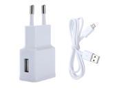 Charger Travel Wall Adapter USB Cable Universal for Samsung Galaxy S4 S3 Note 2
