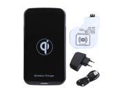 Qi Wireless Charger Charging Pad Receiver for Samsung Galaxy S4 i9500 Black