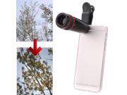 Universal 8X Zoom Phone Telephoto Camera Lens with Clip for iPhone Samsung HTC B