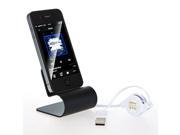 USB Dock Cradle Station Stand Holder Charger With Data Sync Cable for iPhone 4S